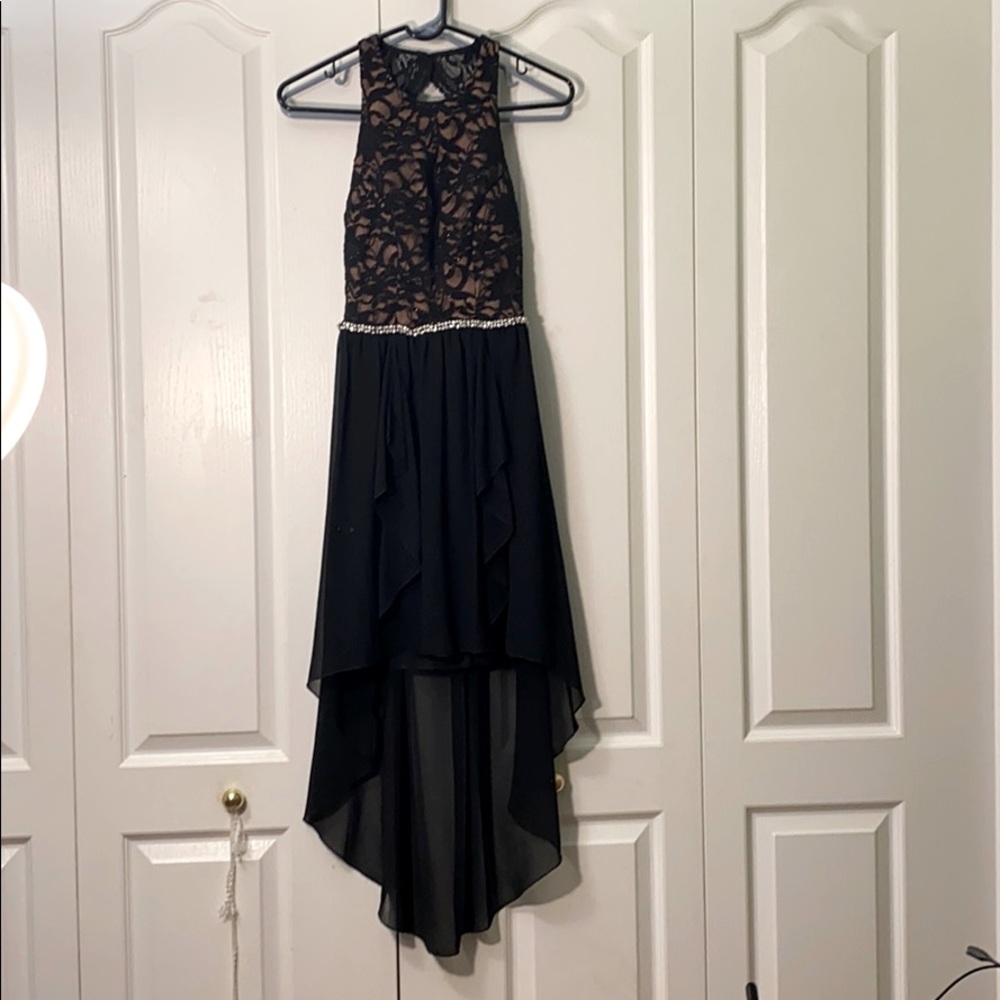 Black lace dress